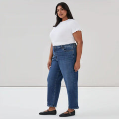 Women+ Mid Rise Relaxed Fit Jean