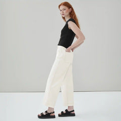 White High Rise Jean