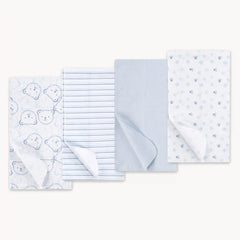 Newborn Huggies Organic Cotton Blanket 4-Pack