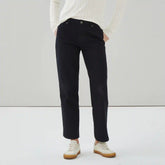 Relaxed Black Wash Jean