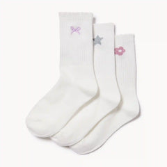 Kid Girls' 3-Pack Crew Socks