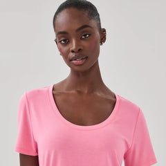 Active Scoop Neck T-Shirt