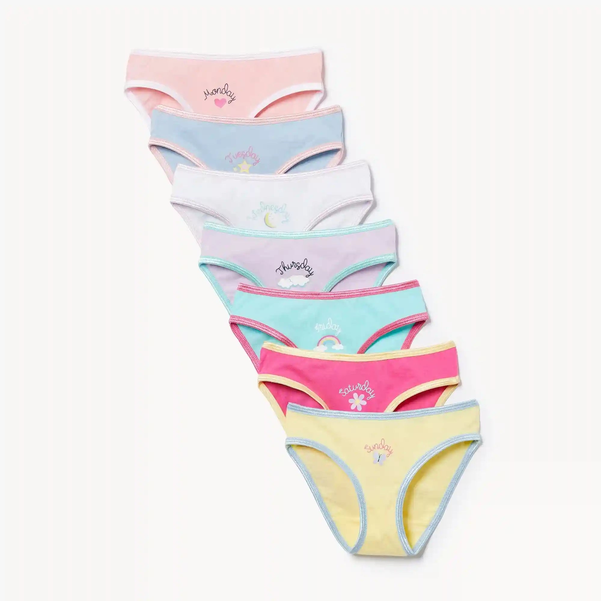 Toddler Girls' 7-Pack Bikini