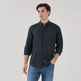 Men's Flannel Button-Down Shirt