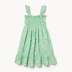 Kid Girls' Minecraft Crinkle Gauze Dress