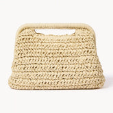 Raffia Clutch