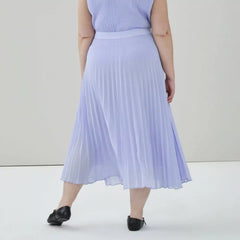 Women+ Pleated Midi Skirt