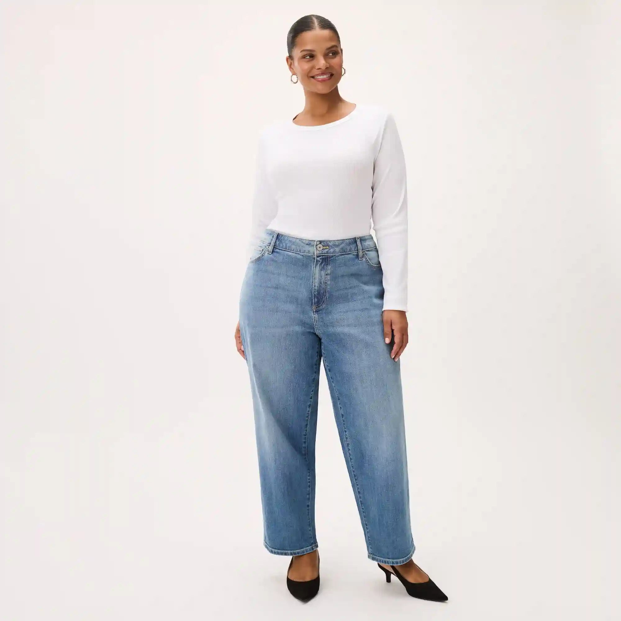 Women+ Relaxed Medium Wash Jean