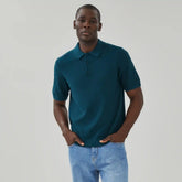 Men's Short Sleeve Polo Sweater