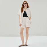 Linen Cotton Camp Shirt