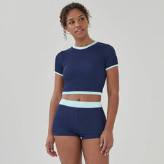 Cropped Swim Top