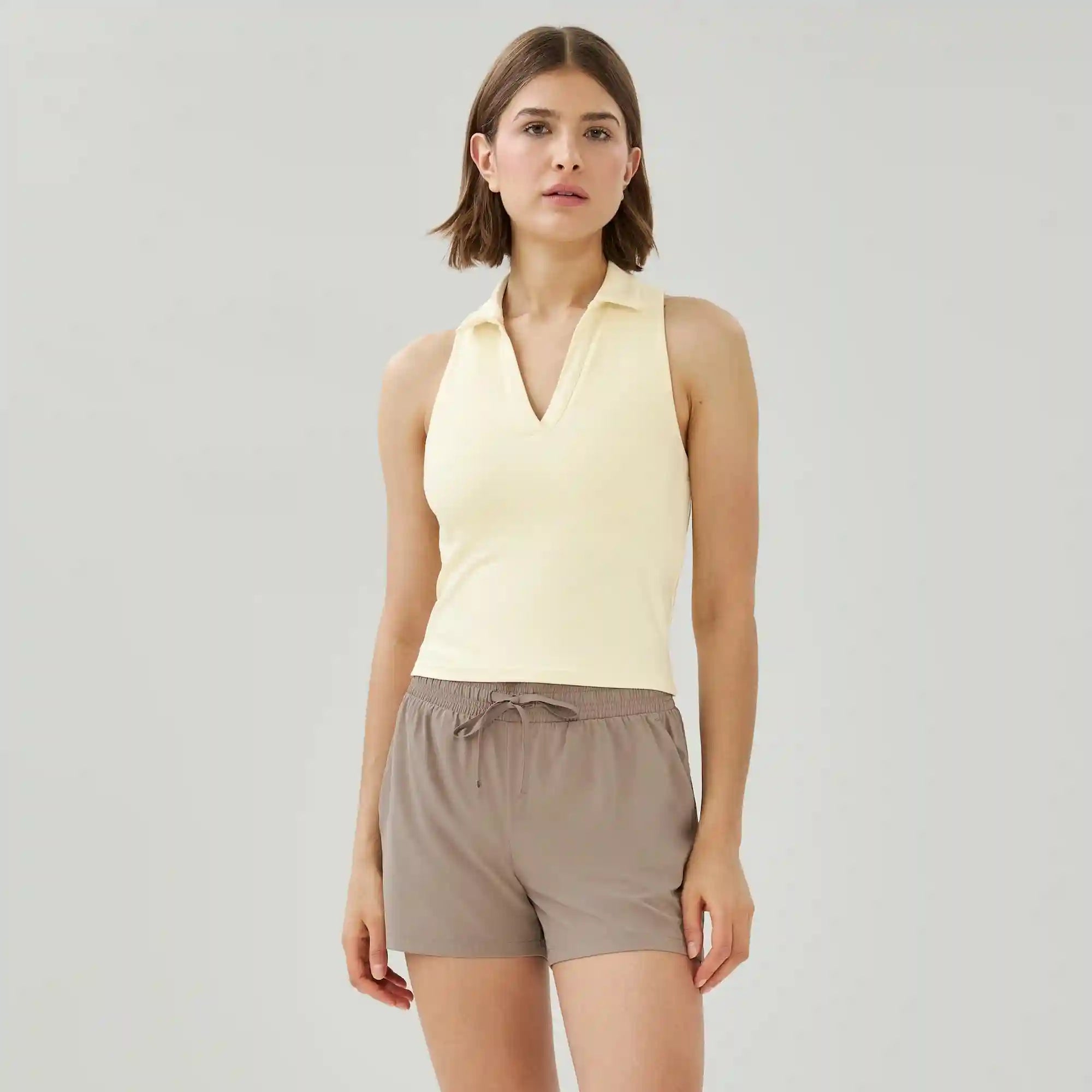 Cropped Golf Polo Tank