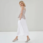 Linen Midi Skirt