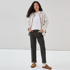 Black Wash Relaxed Fit Jean