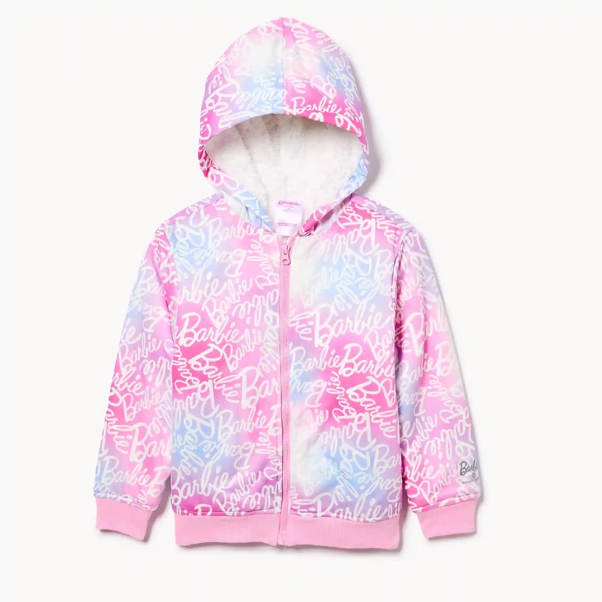 Toddler Girls' Barbie Zip-Up Hoodie