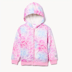 Toddler Girls' Barbie Zip-Up Hoodie