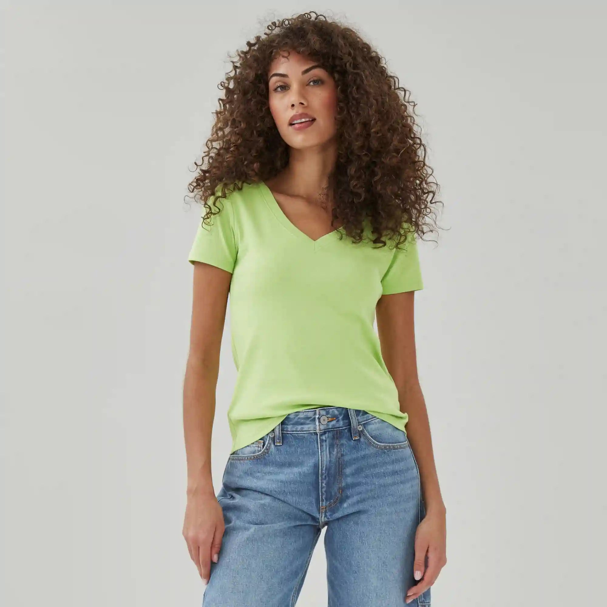Essential Organic Cotton V-Neck T-Shirt