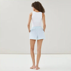 Seersucker Striped Sleep Short