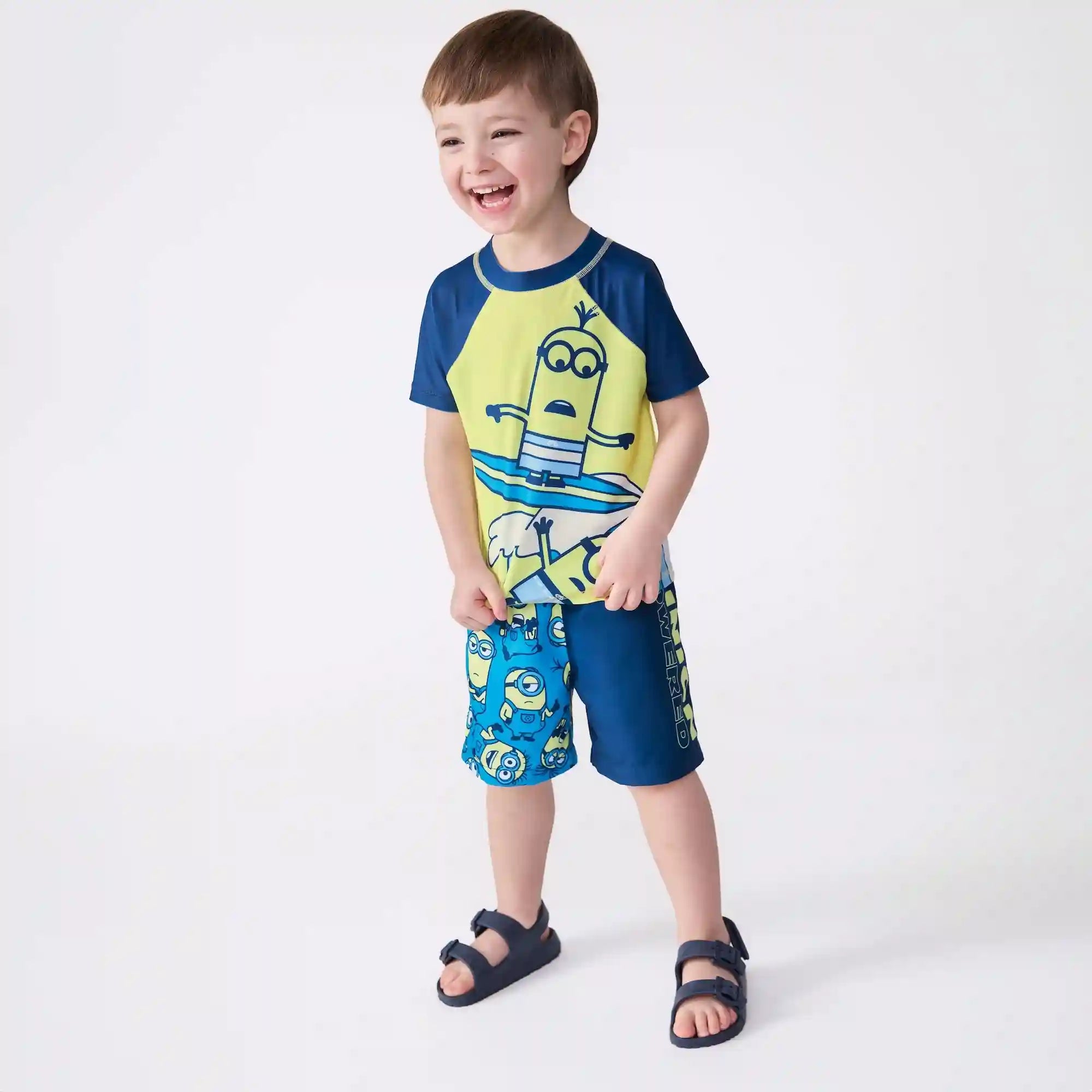 Toddler Boys' Minions Rash Guard