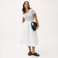 Flared Midi Dress