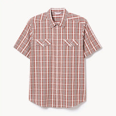 Men's Plaid Button-Up Shirt
