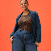 Women+ Denim Blazer