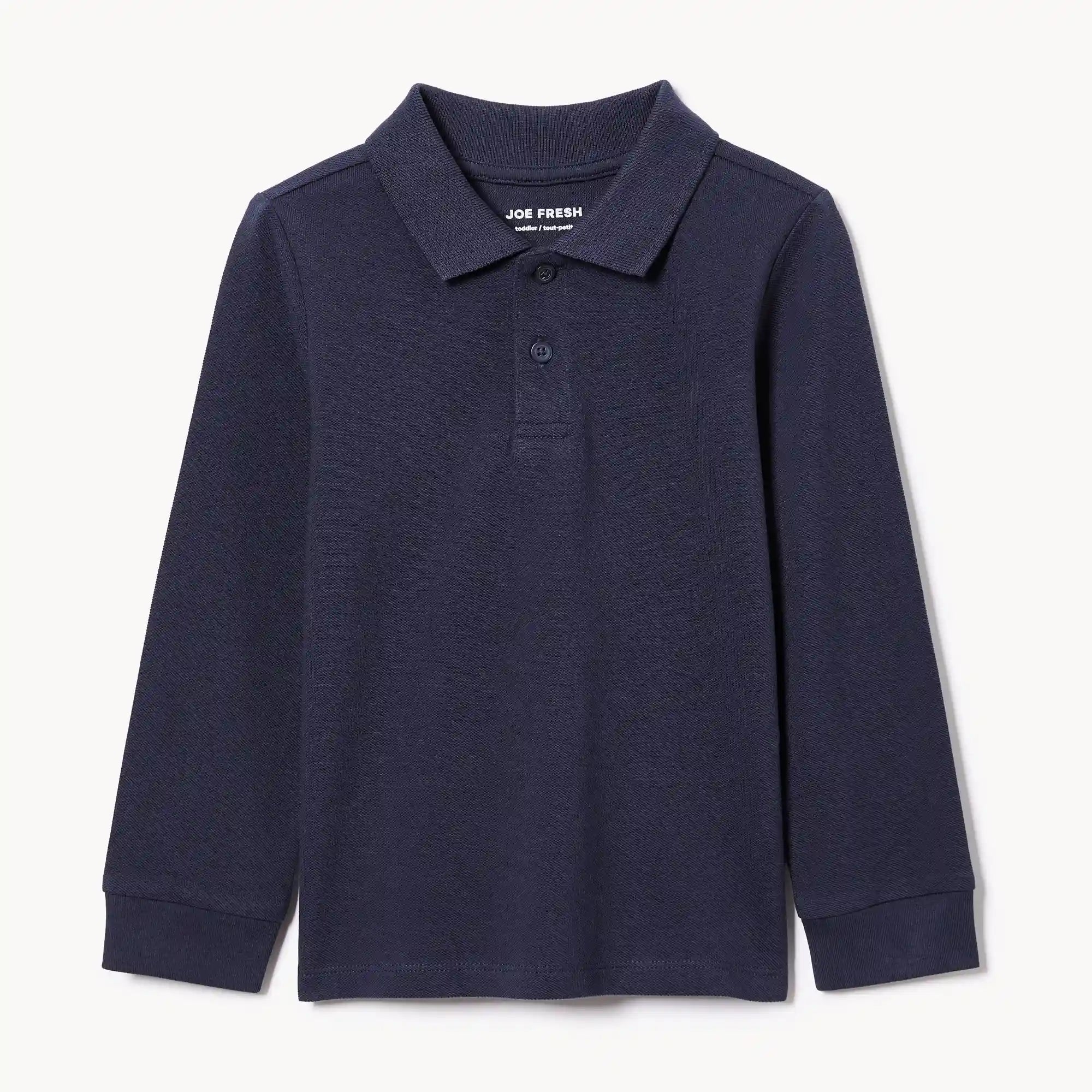 Toddler Boys' Uniform Long Sleeve Polo