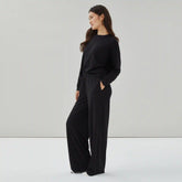 French Terry Wide Leg Lounge Pant