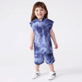 Toddler Boys' Printed Sleeveless Hoodie