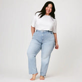 Women+ High Rise Straight Leg Jean