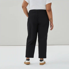Women+ Relaxed Black Wash Jean