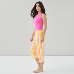 Printed Cropped Sleep Pant