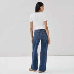 High Rise Wide Leg Jean