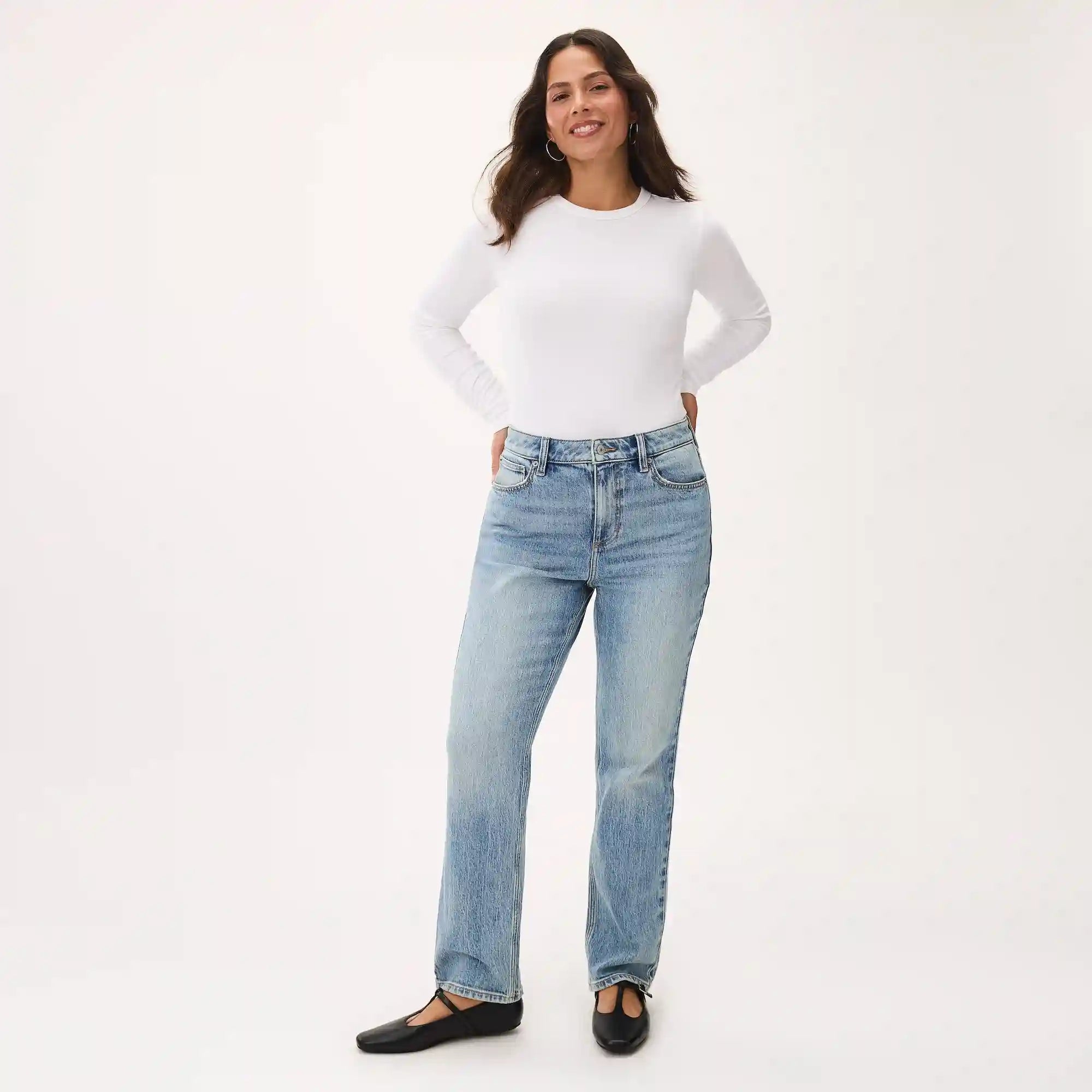 Slim Straight Leg Jean