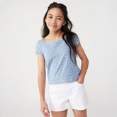 Tween Girls' Ruched Jersey T-Shirt