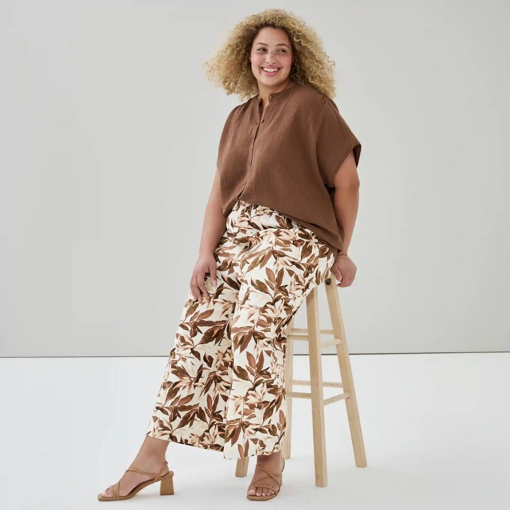 Women+ Gauze Dolman Top