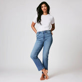 High Rise Straight Leg Jean