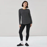 Active Striped Long Sleeve Top