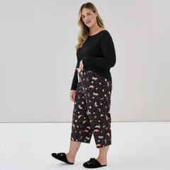 Women+ Printed Cropped Sleep Pant