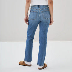 High Rise Straight Leg Jean