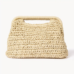 Raffia Clutch