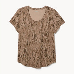 Women+ Active Printed Scoop Neck T-Shirt