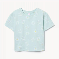 Kid Girls' Crinkled Jersey T-Shirt