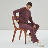 Micro French Terry Flared Sweatpant