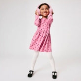 Toddler Girls' Printed Long Sleeve Dress