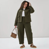 Women+ Twill Overshirt