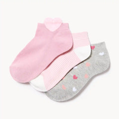 Kid Girls' 3-Pack Low-Cut Socks