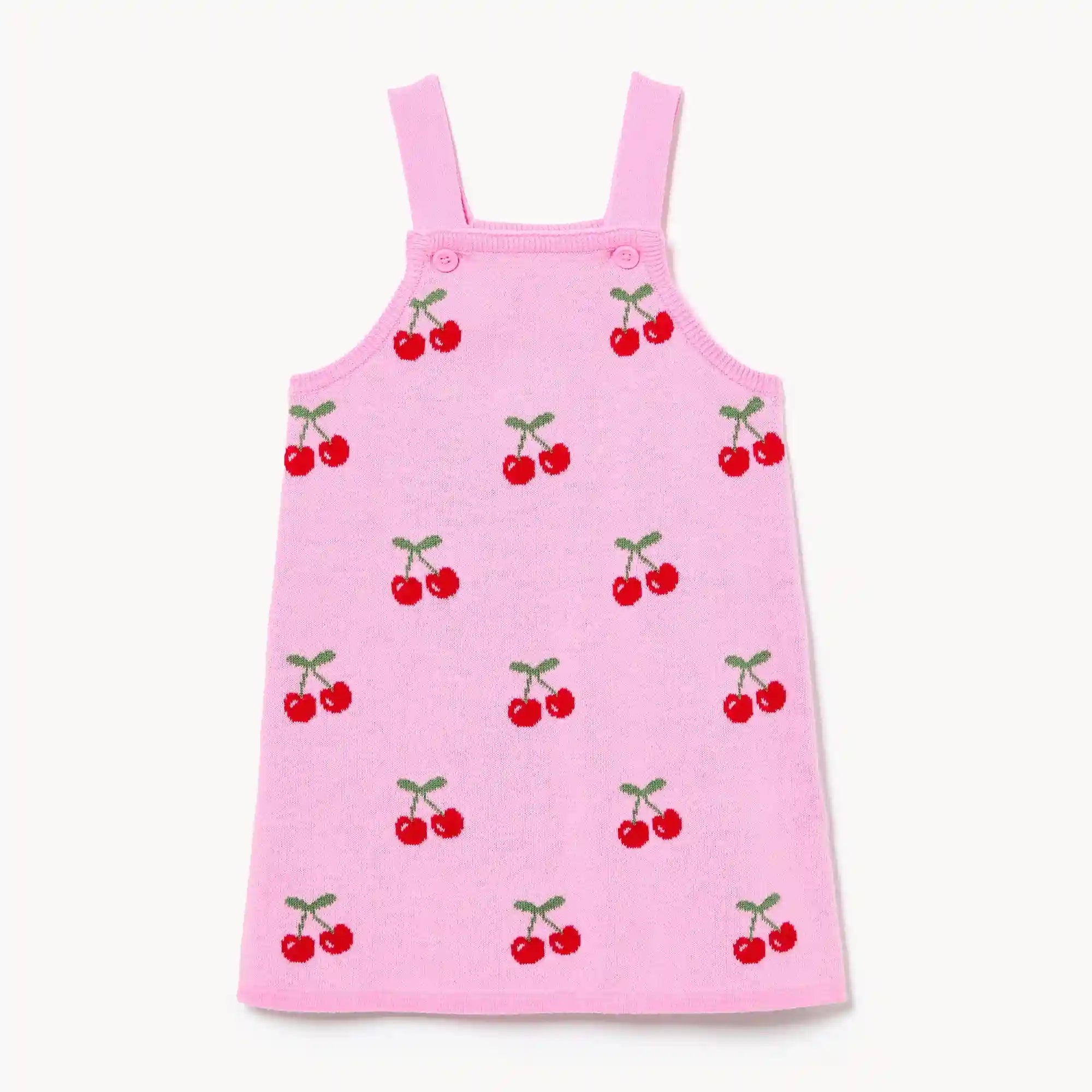 Baby Girlsâ Knit Pinafore