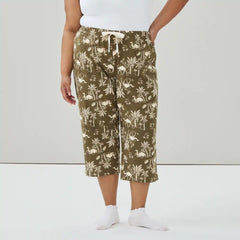 Women+ Printed Cropped Sleep Pant