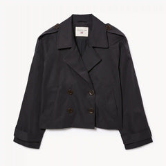 London Fog Cropped Trench Coat